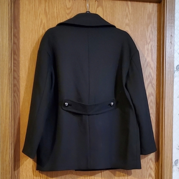Kate Spde Broome Street Double Breasted Pea Coat Black Size XS - Picture 4 of 10